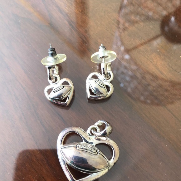 Sterling Silver Football Set - Picture 1 of 1